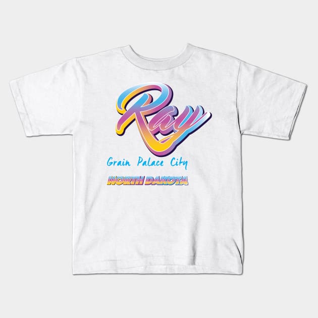 Ray - North Dakota Kids T-Shirt by BY TRENDING SYAIF